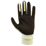 Black and beige gardening glove on a white background