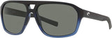 Costa Del Mar Switchfoot Adult Men Fishing Polarized Sunglasses - Deep Sea Blue / Grey 580G