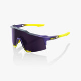100% Speedcraft Unisex Cycling Sunglasses Matte Metallic Digital Brights