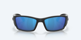 Costa del Mar Corbina Men Fishing Polarized Sunglasses Blackout Blue Mirror Front