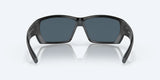 Costa del Mar Tuna Alley Men Fishing Polarized Sunglasses - Front view, showcasing integral hinges and vent system