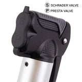 Serfas Big Stick Dual Head Mini Pump Unisex Bike Accessories