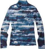 Hot Chillys Women Micro Elite Chamois Print Zip-T