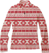 Hot Chillys Women Micro Elite Chamois Print Zip-T