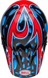BELL MX-9 MIPS Adult Full-Face Dirt Motorcycle Helmet - Advanced Protection and Comfort Mcgrath Showtime 23 Gloss Black Red