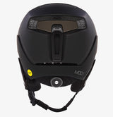 Oakley MOD5 Mips Unisex Snow Ski Winter Helmet in action on a snowy mountain Blackout Back