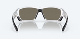 Costa del Mar Tuna Alley Men Fishing Polarized Sunglasses - Front view, showcasing integral hinges and vent system
