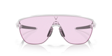Oakley Corridor Rectangular Men Sunglasses - Front view, showcasing semi-rimless shield design and Unobtainium features