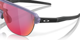 Oakley Corridor Rectangular Men Sunglasses - Front view, showcasing semi-rimless shield design and Unobtainium features