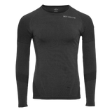 Hot Chillys Men 3D Knit Crew Midweight Body Fit Base Layer Black