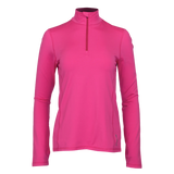 Hot Chillys Women Micro-Elite Chamois Solid Zip-T Base Layer Pink