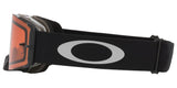 Oakley Front Line MX Dirt Bike MTB Goggles Black Red lens Right