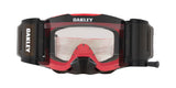 Oakley Front Line MX Dirt Bike MTB Goggles Red Clear Lens Front