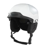 Oakley MOD5 Mips Unisex Snow Ski Winter Helmet in action on a snowy mountain white 01 hero
