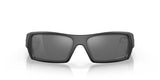 "Oakley Gascan Unisex Lifestyle Sunglasses - Front view, showcasing high-wrap design with straight edges and hard lines"