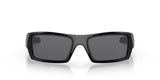 "Oakley Gascan Unisex Lifestyle Sunglasses - Front view, showcasing high-wrap design with straight edges and hard lines"