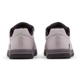 Fox Racing Union Flat Unisex Adult Mountain Bike Shoes on a mountain bike trail. White Back