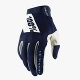 100% Ridefit Unisex MTB Gloves Navy White