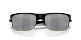 Oakley TwoFace Square Men Sunglasses - Lightweight and Durable Design Matte Black/ Chrome Iridium