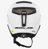 Oakley MOD5 Mips Unisex Snow Ski Winter Helmet in action on a snowy mountain White Back