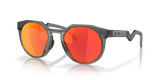 Oakley HSTN Unisex Lifestyle Sunglasses Matte Black Red Lenses