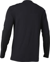 Fox Racing Flexair Pro Long Sleeve Men's MTB Jersey - Front view, showcasing Polartec® Delta™ panel and Dyneema® shoulders