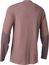 Fox Racing Flexair Pro Long Sleeve Men's MTB Jersey - Front view, showcasing Polartec® Delta™ panel and Dyneema® shoulders