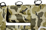 Fox Racing Unisex Tailgate Cover loaded with bikes on a pickup truck Green Camo 5