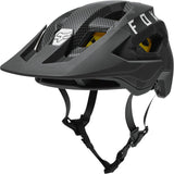 Fox Speedframe Camo MTB Helmet - Essential Open-Face Performance Grey Camo Front Left
