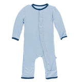 Kickee Pants Solid Coverall with Snaps