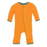 Kickee Pants Solid Coverall with Snaps