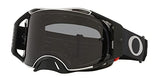 Oakley Airbreak MX Bike Dark Grey Lenses,  Tuff Blocks Gunmetal Black Strap