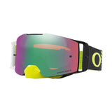 Oakley Front Line MX Dirt Bike MTB Goggles Black Green Strap