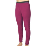 Hot Chillys Women Pepper Bi-Ply Bottom - Thermal Long Johns Cranberry