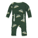 Kickee Pants Solid Coverall with Snaps