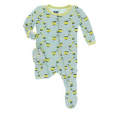 Kickee Pants Print Footie with Snaps