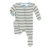 Kickee Pants Print Footie with Snaps