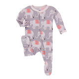 Kickee Pants Print Footie with Snaps