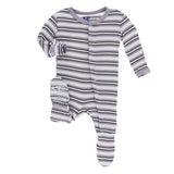 Kickee Pants Print Footie with Snaps