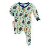 Kickee Pants Print Footie with Snaps