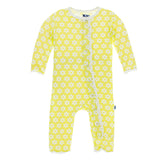 Kickee Pants Print Muffin Ruffle Coverall with Snaps