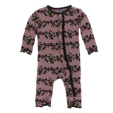 Kickee Pants Print Muffin Ruffle Coverall with Snaps