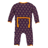Kickee Pants Print Muffin Ruffle Coverall with Snaps