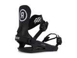 Ride C-2 Snowboard Bindings - Durable Aluminum Heelcup and Comfortable Ankle Strap Black