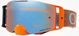 Oakley Front Line MX Dirt Bike MTB Goggles Orange Blue Lens