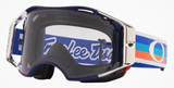 Oakley Airbrake Unisex MTB Goggles - Front view, showcasing Factory Lite Vent mesh for airflow and protection