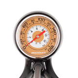 Blackburn Core Pro Floor Pump - Front view, showcasing height and Airtap pump head