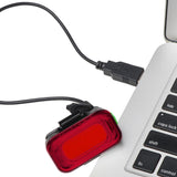 Blackburn Grid Rear Light - Front view, showcasing versatile mode options and rechargeable design