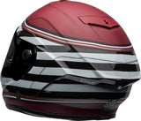 BELL Race Star Flex DLX Adult Street Motorcycle Helmet with ProTint shield. Matte White Candy red