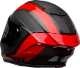 BELL Race Star Flex DLX Adult Street Motorcycle Helmet with ProTint shield. Matte Glosse Gray Red